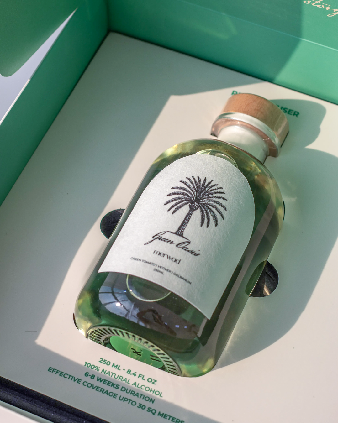Green Oasis: Natual Reed Diffuser & Candle Set